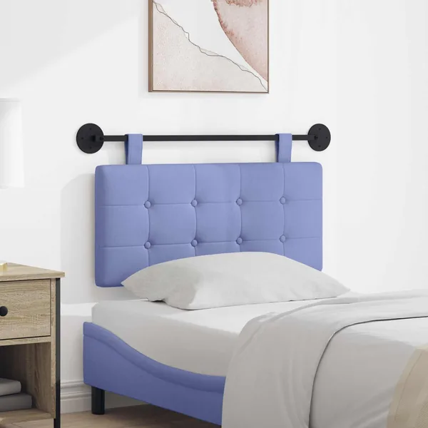 Tête de lit suspendue Bleu denim tissu