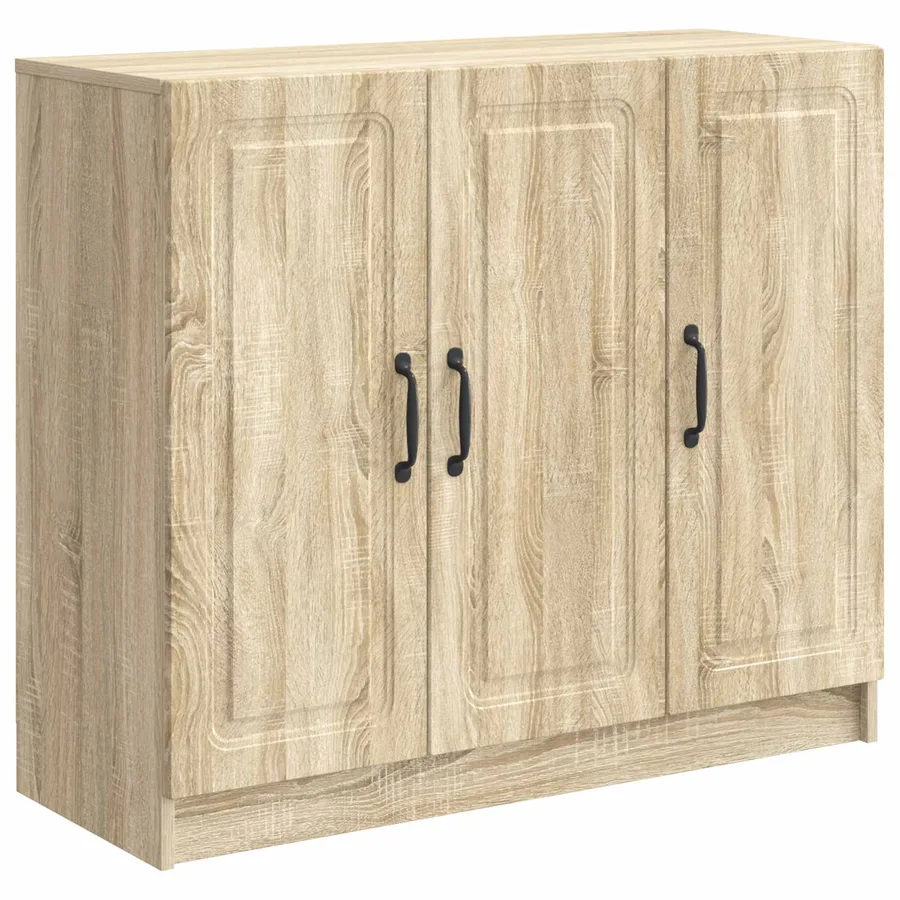 Buffet Chêne Sonoma 89 x 34,5 x 77 cm Bois d'ingénierie - 2