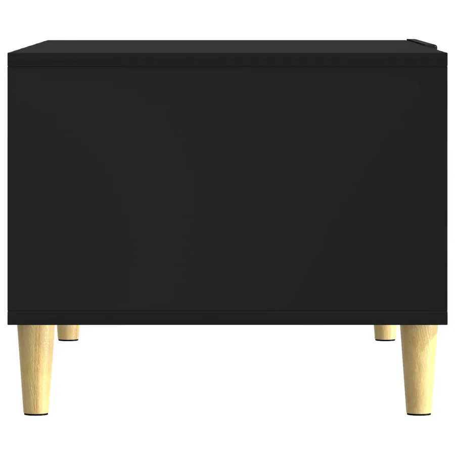 Table basse Noir 50 x 49 x 40 cm Bois d'ingénierie - 5