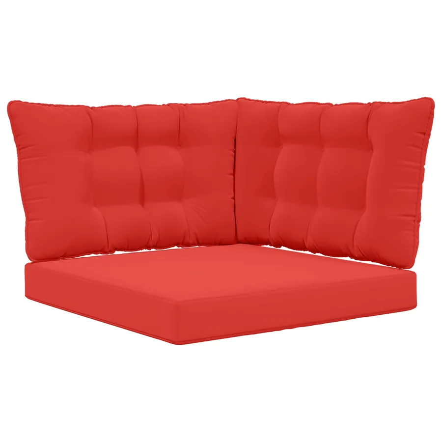 Coussin de canapé d'extérieur Polyester Rouge 80 x 43 x 10 cm - 2