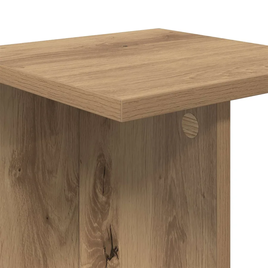 Support de Plante 2 pc Chêne Artisanal 25 x 25,5 x 60,5 cm - 9