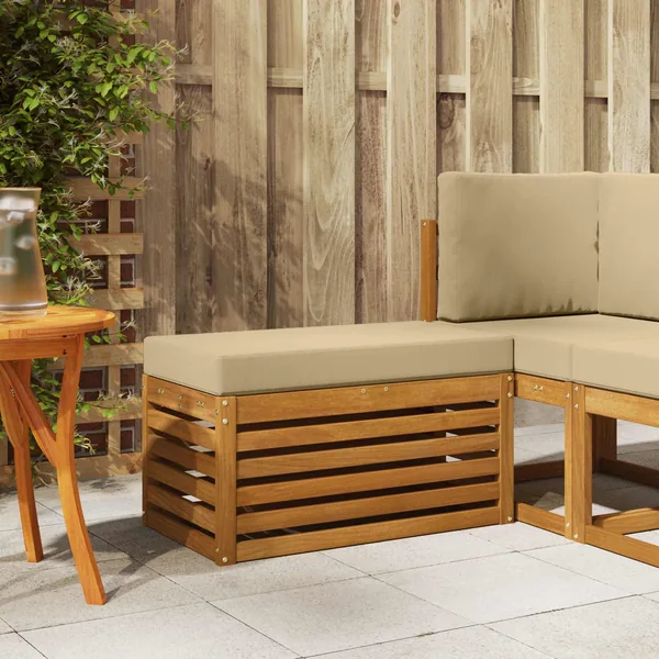 Banc de Jardin Bois d'Acacia Massif Naturel