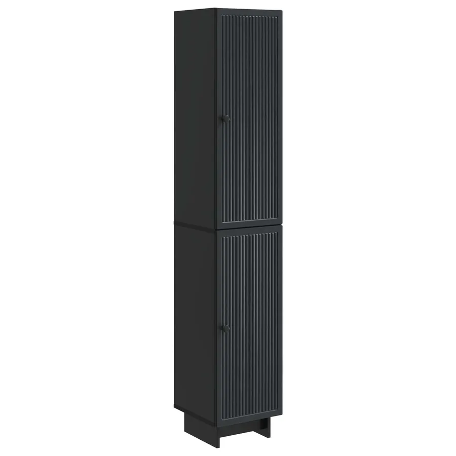 Ensemble de Meubles 2 pcs Noir 34,5 x 33 x 90 cm - 2