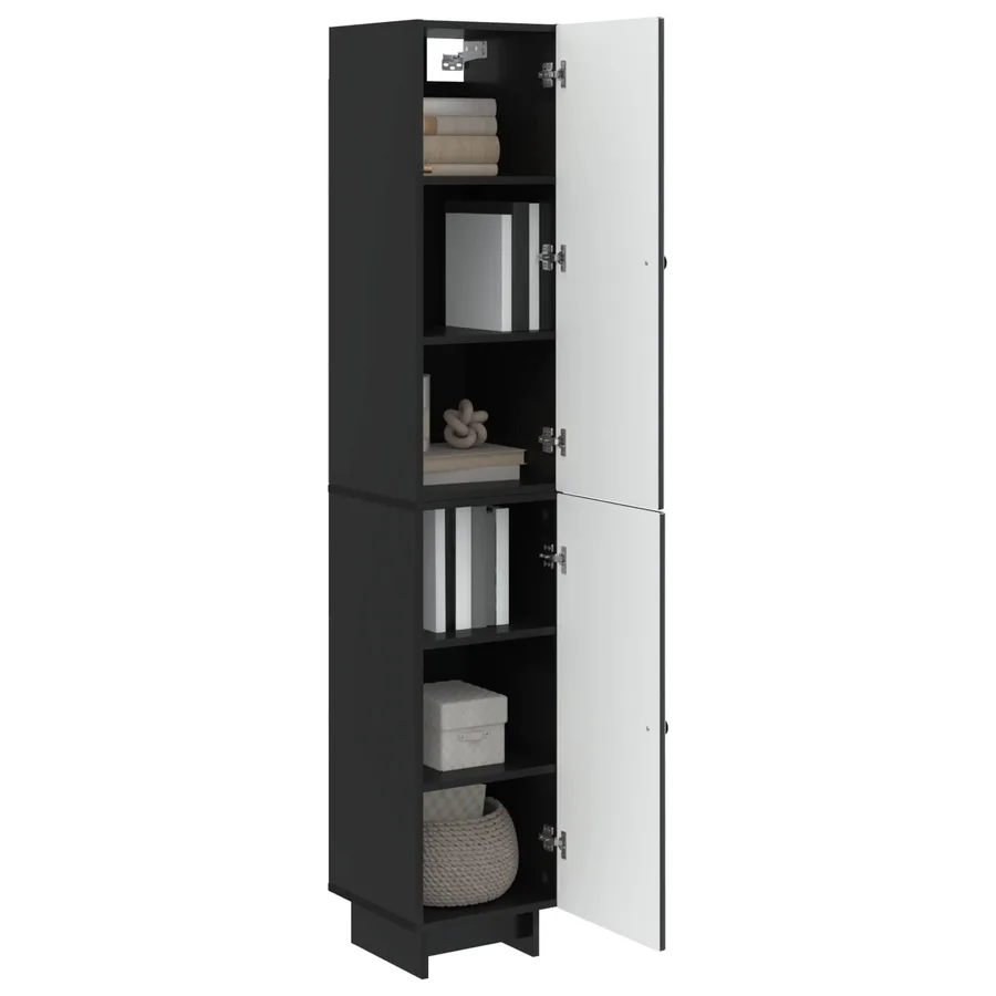 Ensemble de Meubles 2 pcs Noir 34,5 x 33 x 90 cm - 3