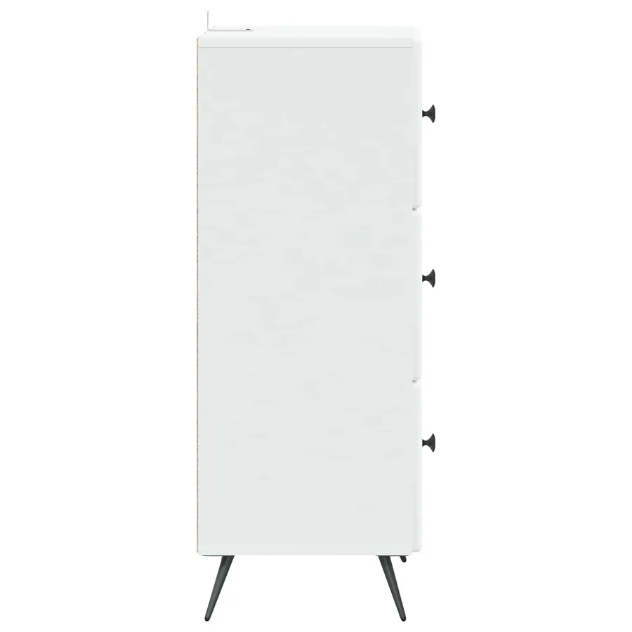 Armoire à tiroirs Blanc 33 x 34,5 x 90 cm Bois d'ingénierie - 7
