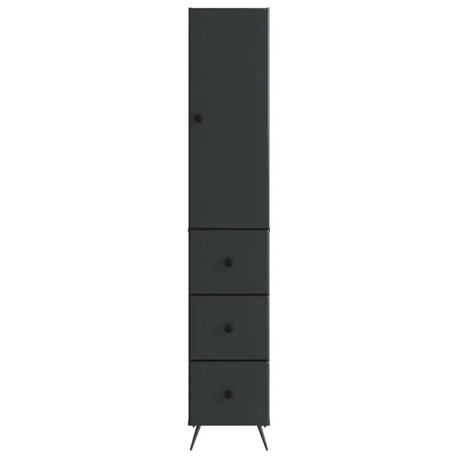 Ensemble de Meubles 2 pcs Noir 34,5 x 34,5 x 90 cm - 5