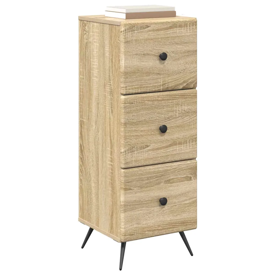 Armoire à tiroirs Chêne Sonoma 33 x 34,5 x 90 cm - 3