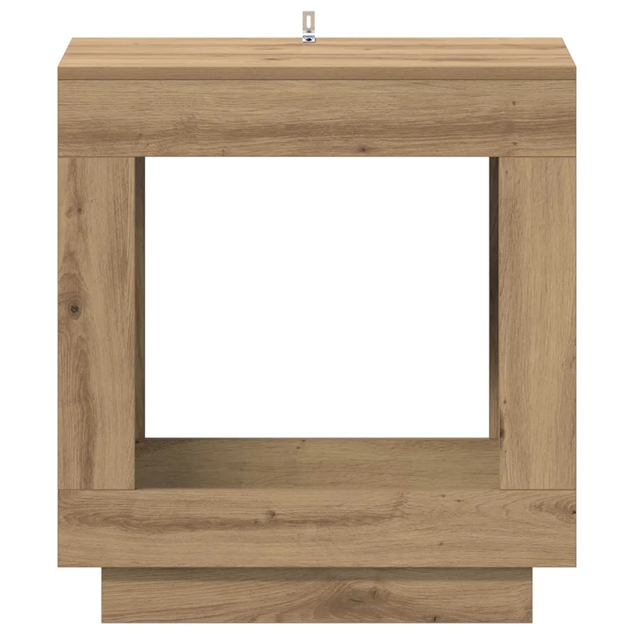 Table d'appoint Chêne artisanal 60 x 40 x 65 cm - 4