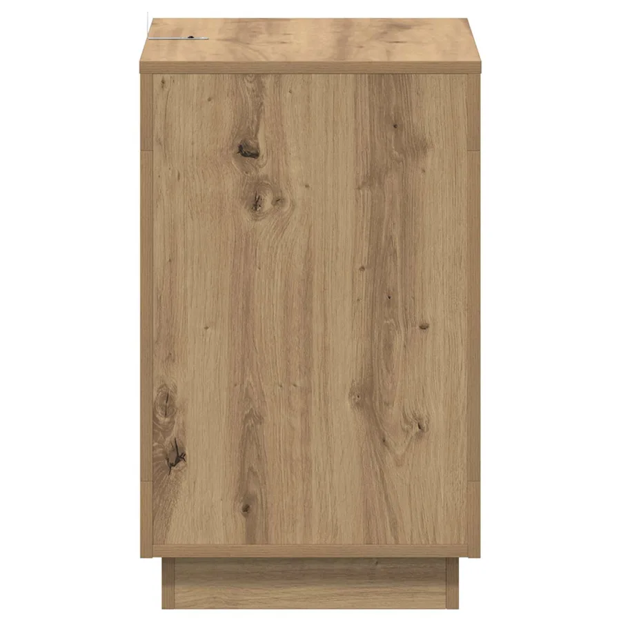Table d'appoint Chêne artisanal 60 x 40 x 65 cm - 5