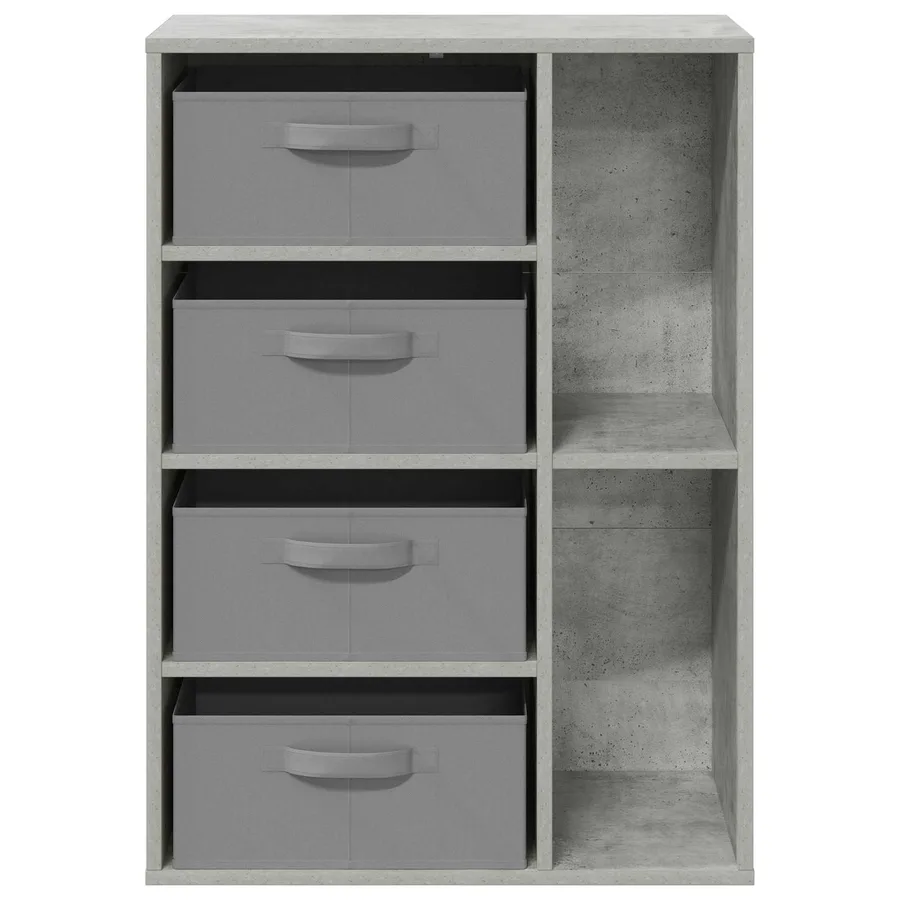 Buffet Gris béton 60 x 33,5 x 84 cm - 6