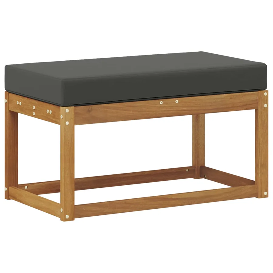 Banc de Jardin Bois d'Acacia Massif Naturel - 5