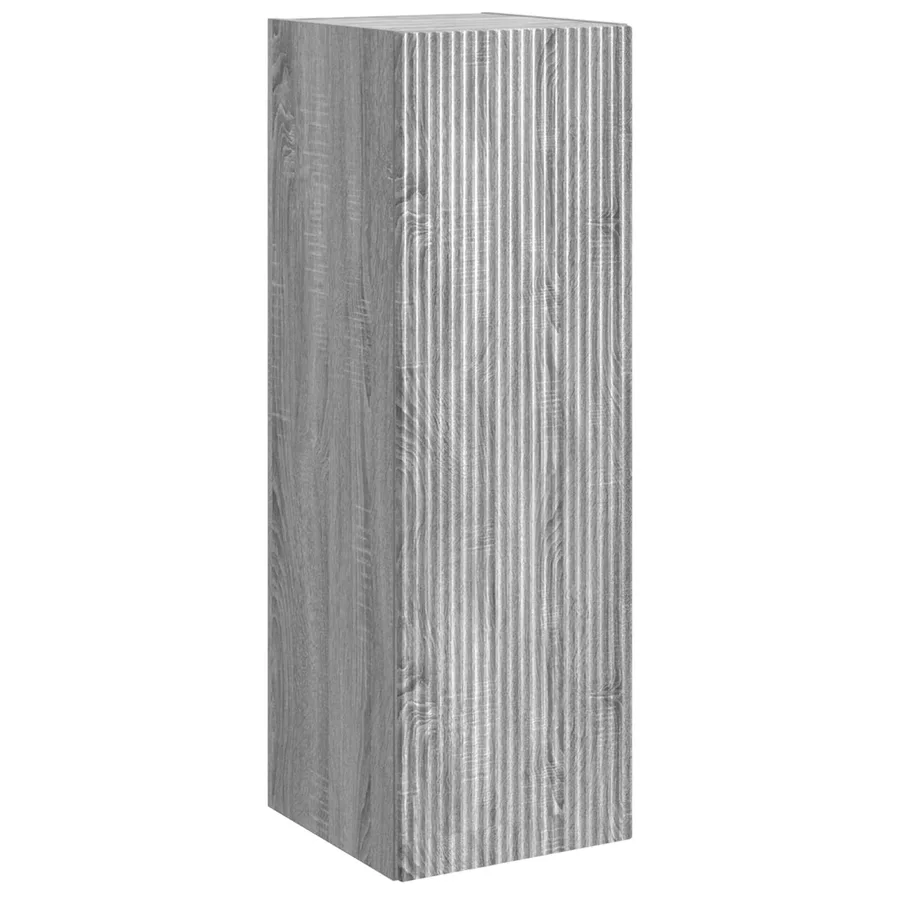 Ensemble de mobilier de salle de bain 5 pcs Sonoma gris - 6