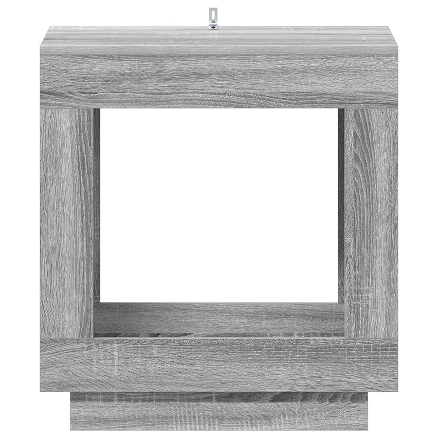 Table d'appoint Sonoma gris 60 x 40 x 65 cm Bois d'ingénierie - 4