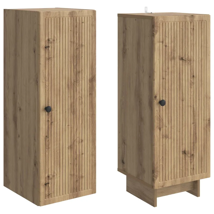 Ensemble de Meubles 2 pc Chêne artisanal Bois d'ingénierie - 4