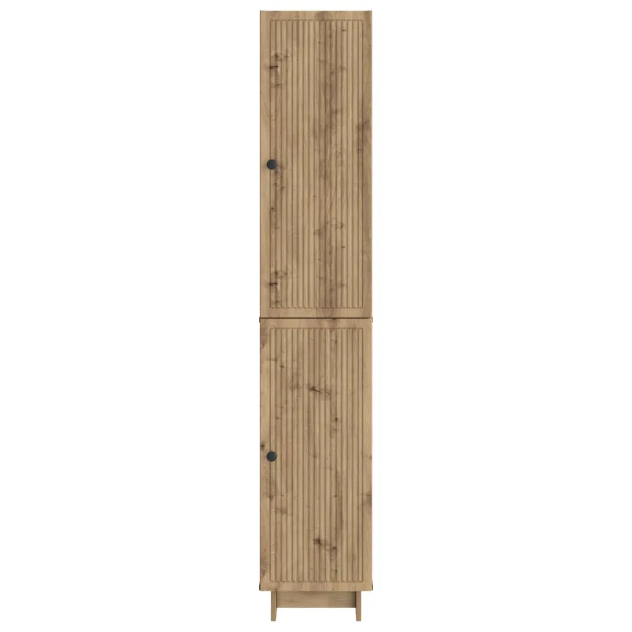 Ensemble de Meubles 2 pc Chêne artisanal Bois d'ingénierie - 5