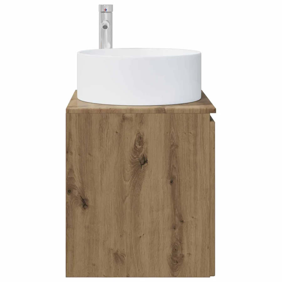 Meuble de lavabo mural Chêne artisanal 49,5 x 44,5 x 65,5 cm - 4