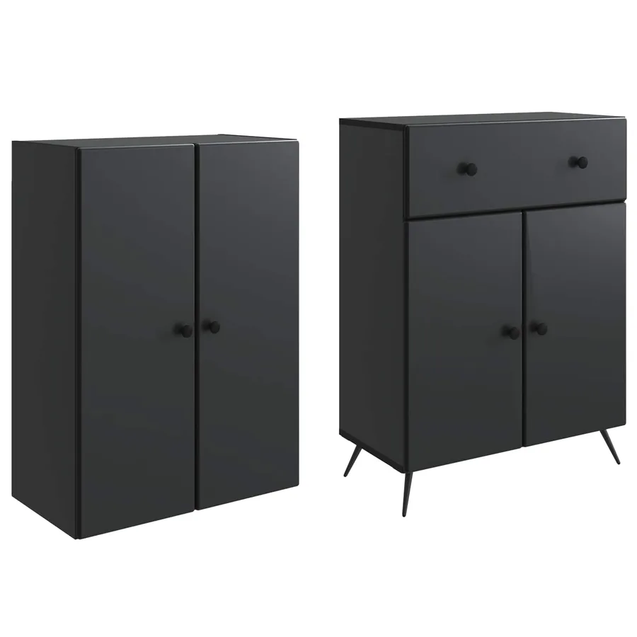 2 pcs Noir - 4