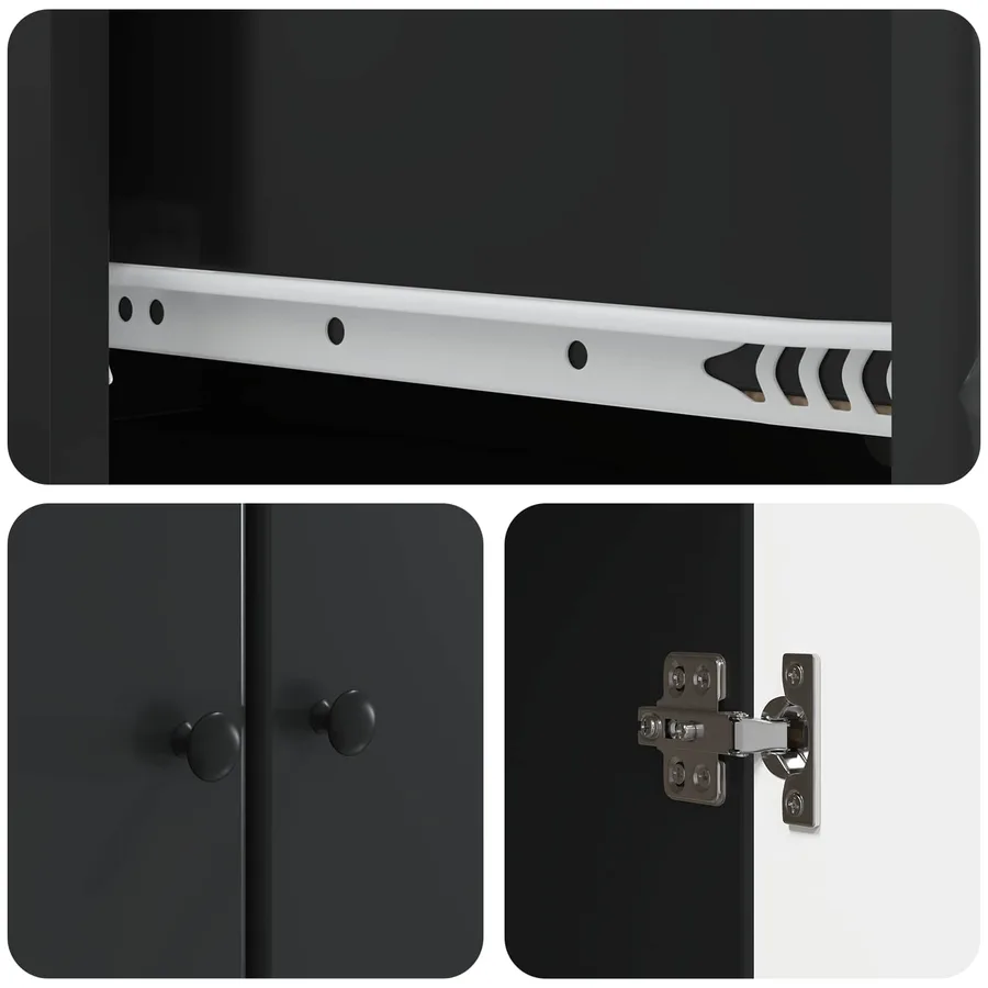 2 pcs Noir - 8