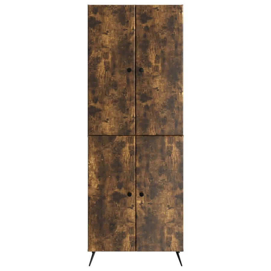 Ensemble de Meubles 2 pcs Chêne fumé Bois d'ingénierie - 5
