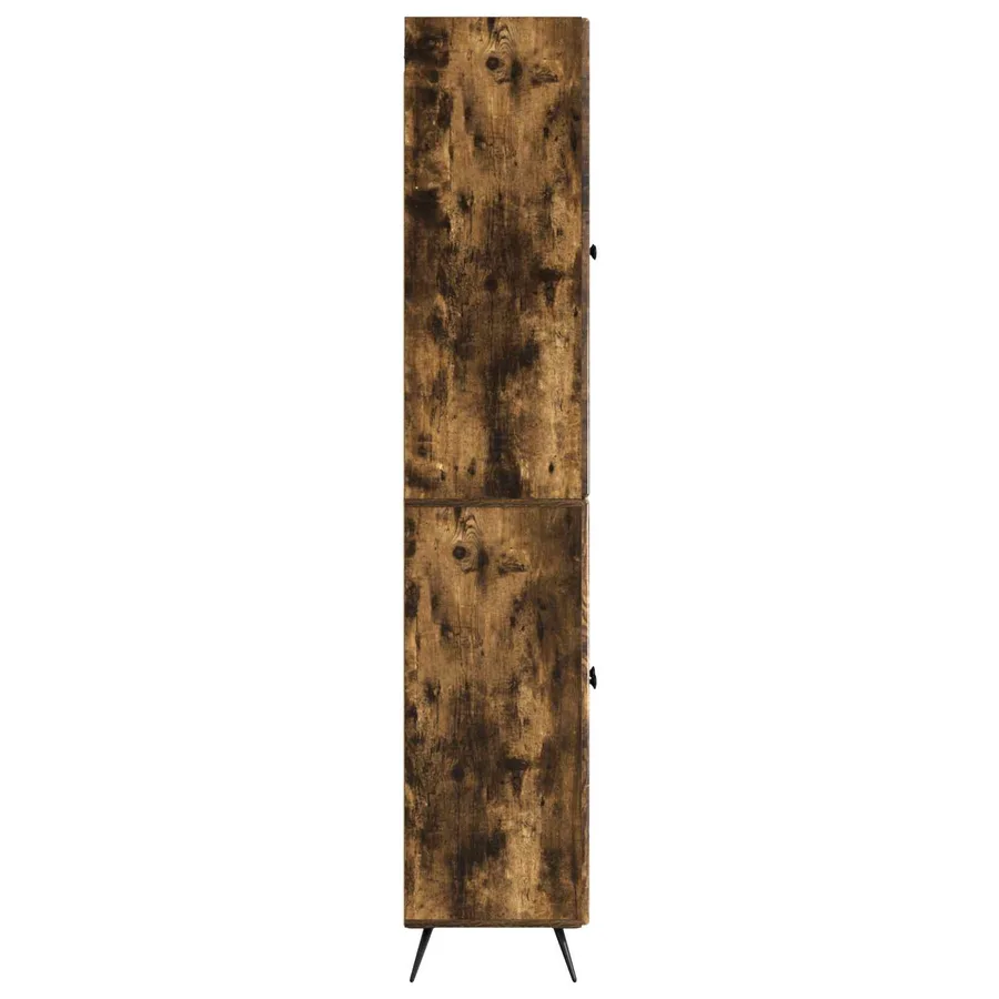Ensemble de Meubles 2 pcs Chêne fumé Bois d'ingénierie - 6
