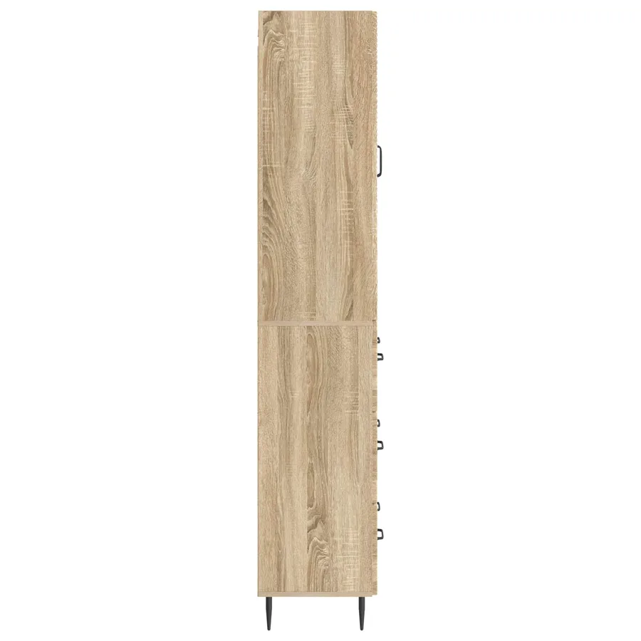 Ensemble de Meubles 2 pcs Chêne Sonoma 66 x 34,5 x 90 cm - 6
