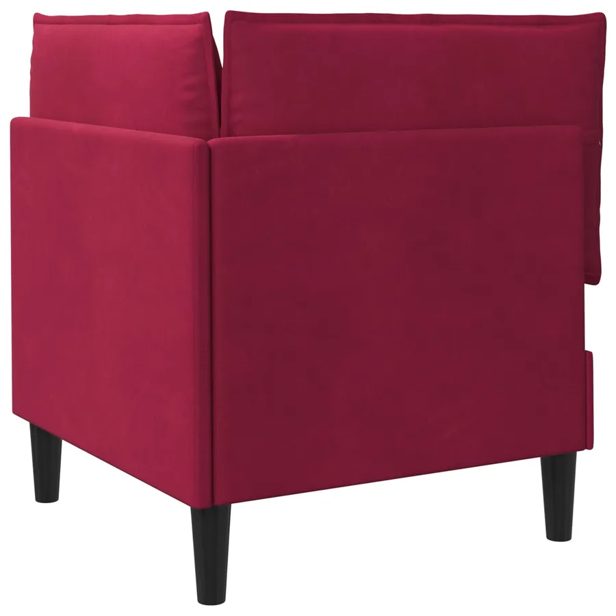 Sofa avec rangement Bordeaux Velours - 7