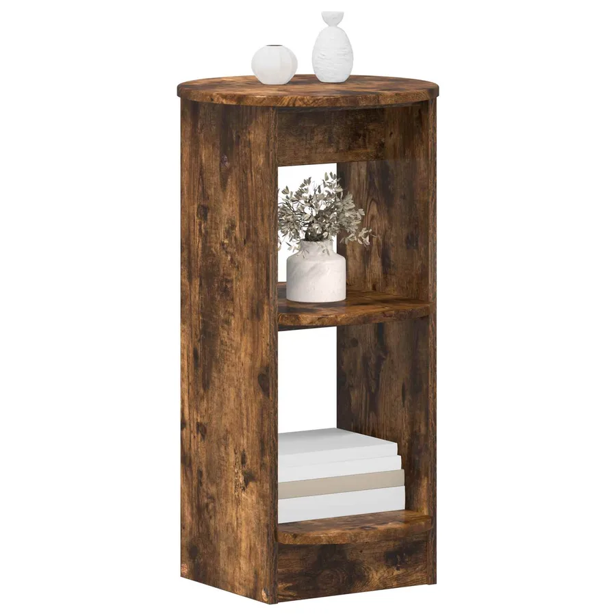 Meuble d'appoint Chêne Fumé 40 x 40 x 75 cm Bois d’ingénierie - 3