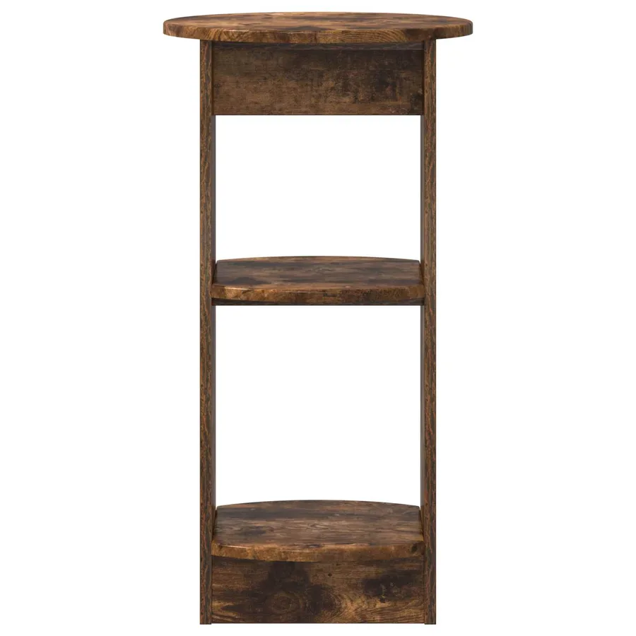 Meuble d'appoint Chêne Fumé 40 x 40 x 75 cm Bois d’ingénierie - 4