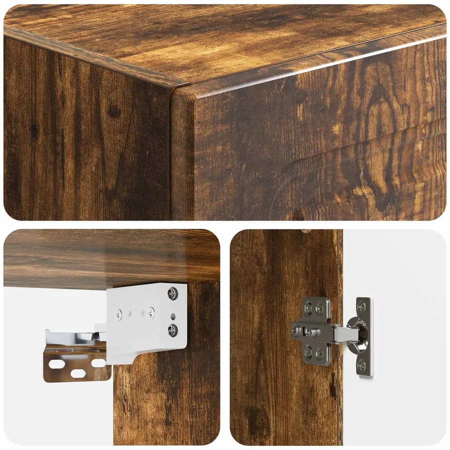 Ensemble de Meubles 2 pcs Bois d'ingénierie - 8