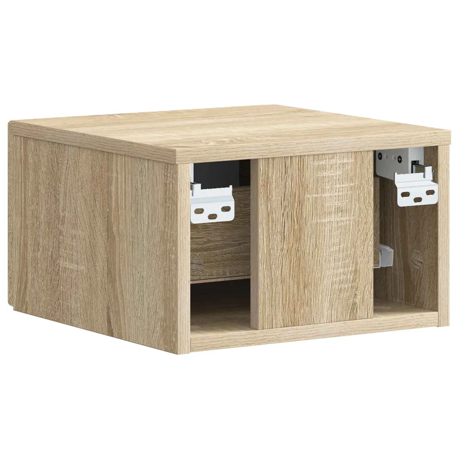 Cabinet de chevet mural Chêne Sonoma 34,5 x 33 x 20 cm - 7