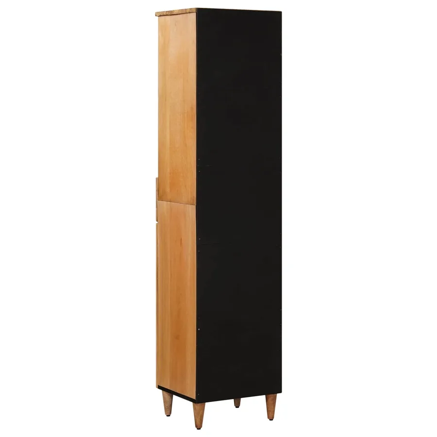 Armoire de salle de bain avec tiroir Naturel 38 x 33 x 160 cm - 5