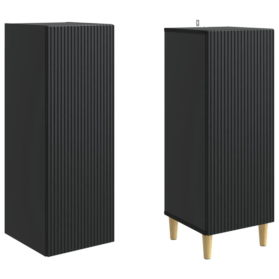 Ensemble de Meubles 2 pcs 33 x 34,5 x 90 cm Bois d'ingénierie - 4