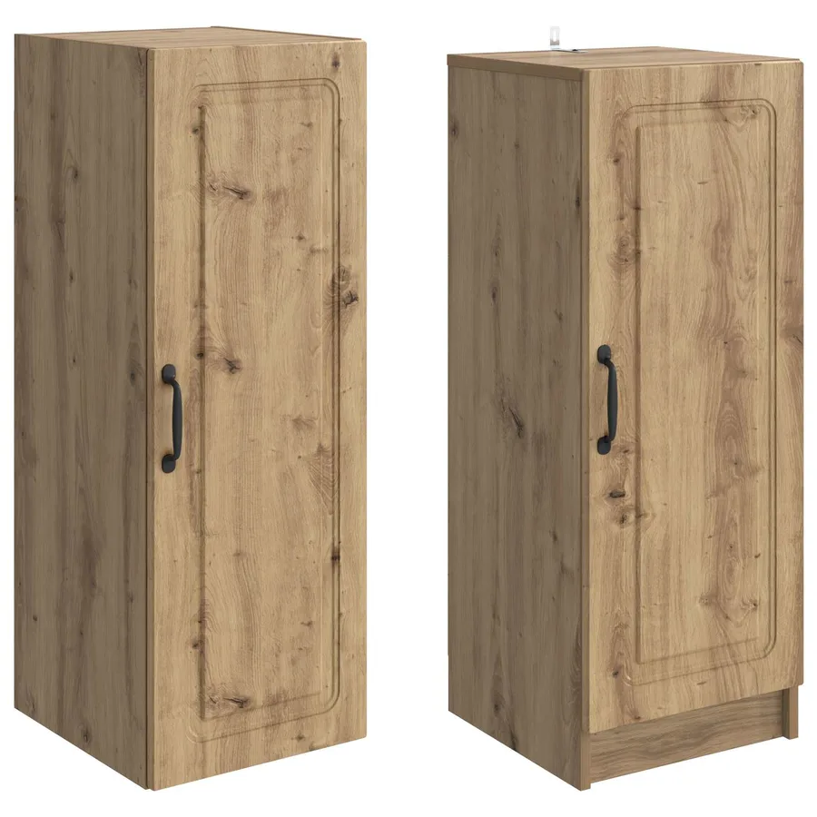 Ensemble de Meubles 2 pc Chêne artisanal Bois d'ingénierie - 4