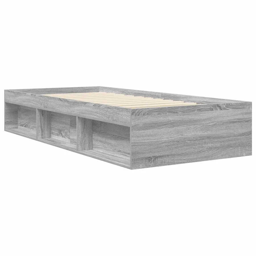 Cadre de lit avec rangement Sonoma gris 80 x 200 cm - 2