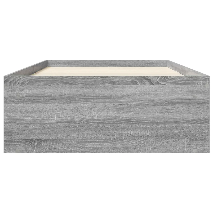 Cadre de lit avec rangement Sonoma gris 80 x 200 cm - 3
