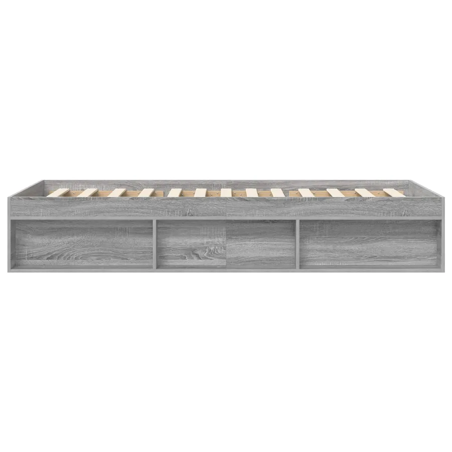 Cadre de lit avec rangement Sonoma gris 80 x 200 cm - 4