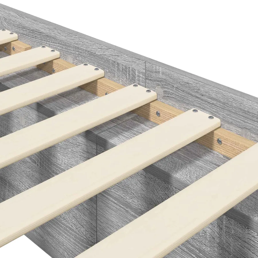 Cadre de lit avec rangement Sonoma gris 80 x 200 cm - 6