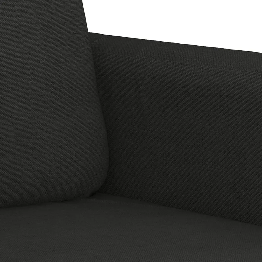 Fauteuil Noir 60 cm Tissu - 6