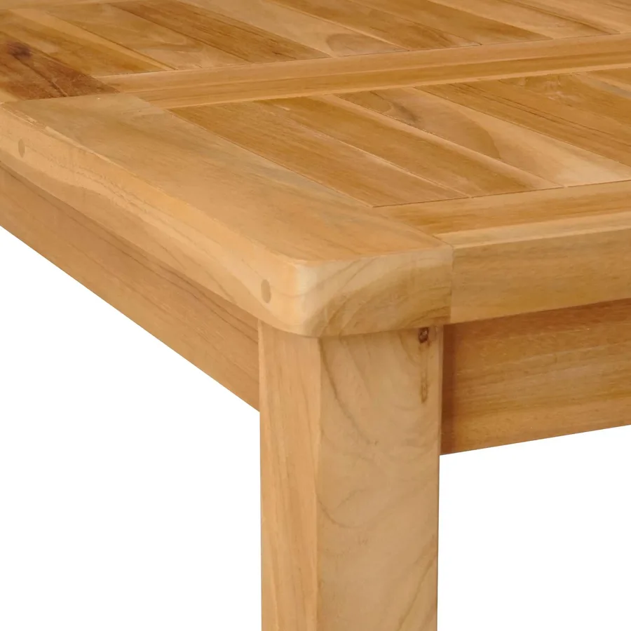 Table de bar Naturel 110 x 60 x 105 cm Teck Massif - 6