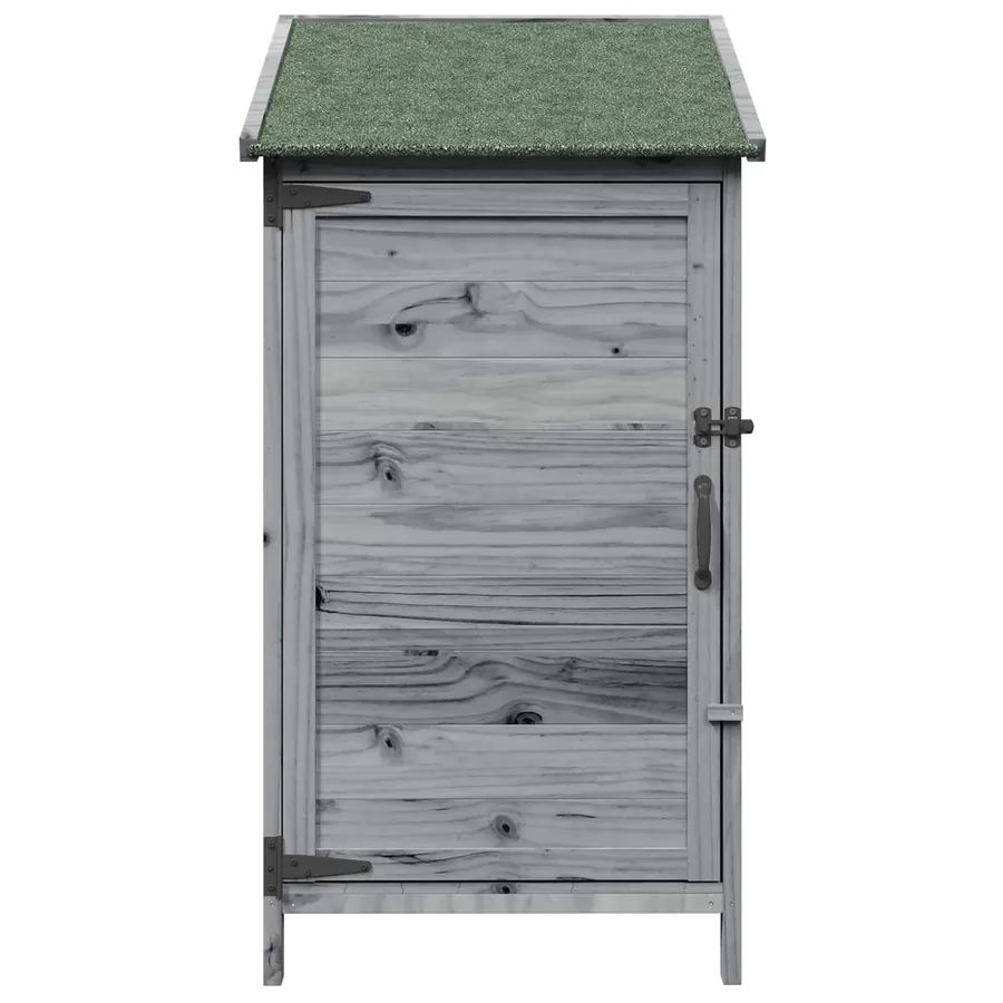 Abri de jardin Gris 59 x 56 x 113,5 cm Bois de Sapin Massif - 5