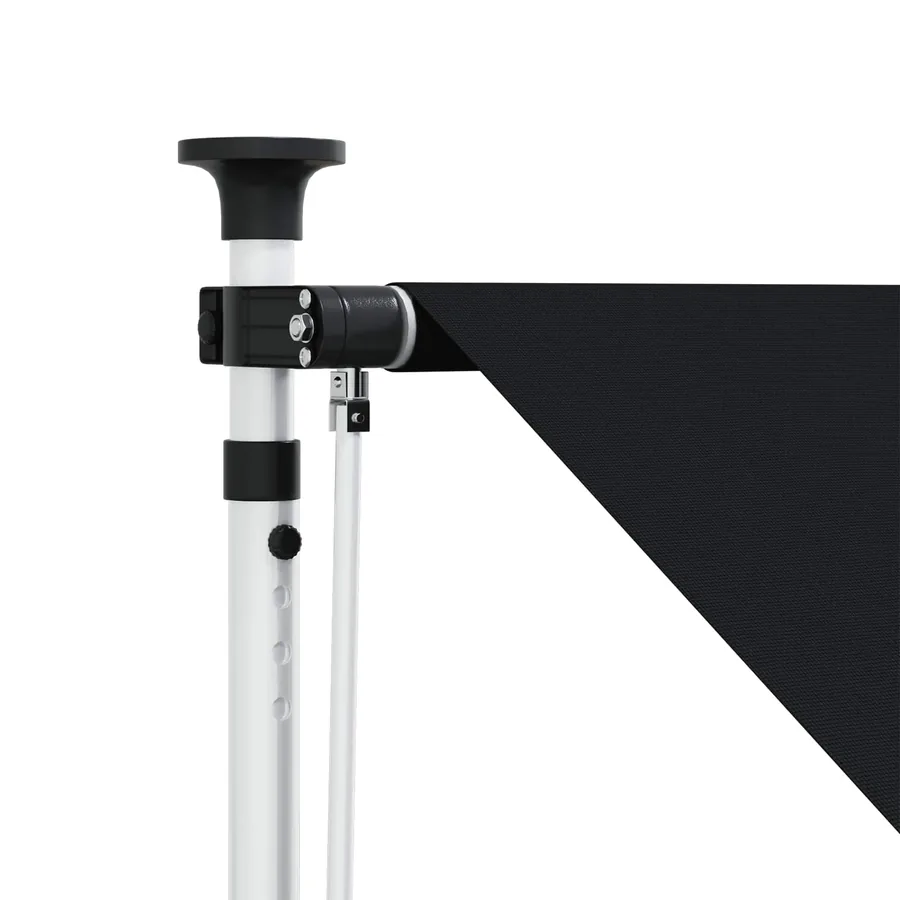 Auvent rétractable manuel Noir 400 cm - 4