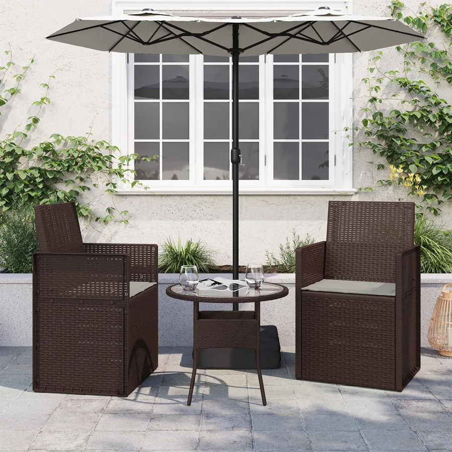 Coussins de siège 2 pcs Gris clair 47 x 36 x 2 cm Polyester