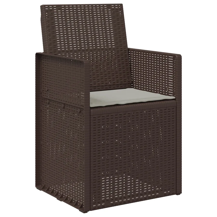 Coussins de siège 2 pcs Gris clair 47 x 36 x 2 cm Polyester - 3