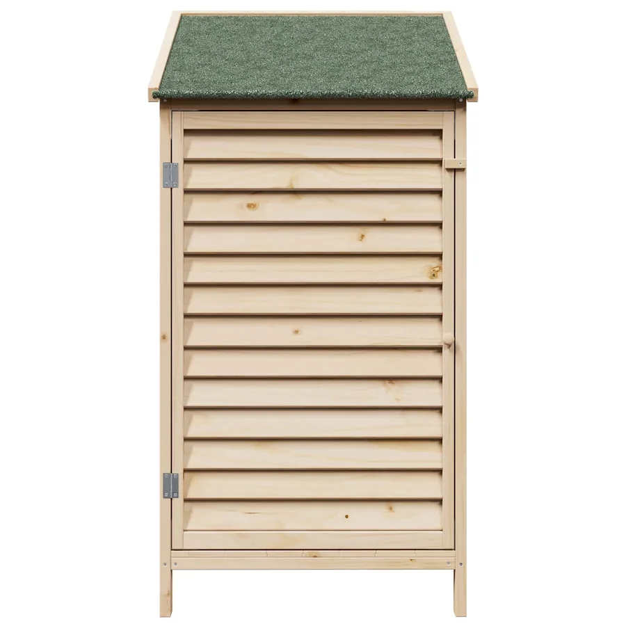 Abri de jardin Naturel 59 x 56 x 113,5 cm Bois de Sapin Massif - 5