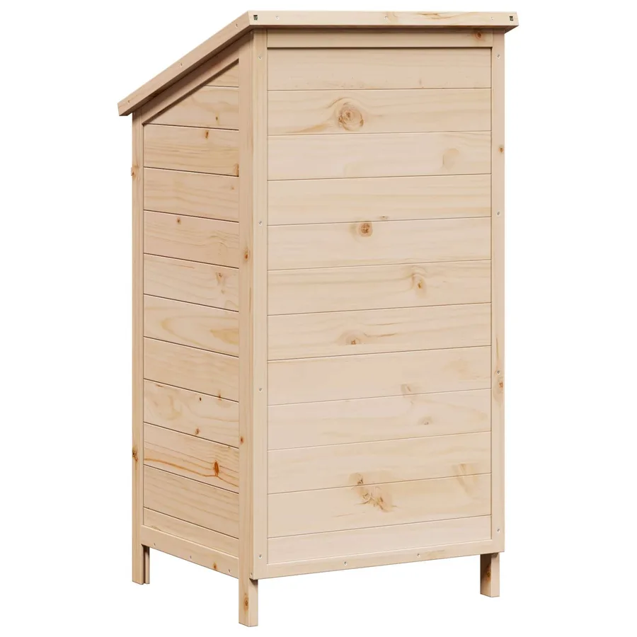 Abri de jardin Naturel 59 x 56 x 113,5 cm Bois de Sapin Massif - 7
