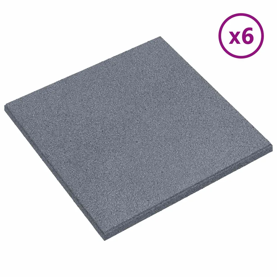 Dalles de Protection Anti-Chute 6 pcs Gris 50 x 50 cm - 2