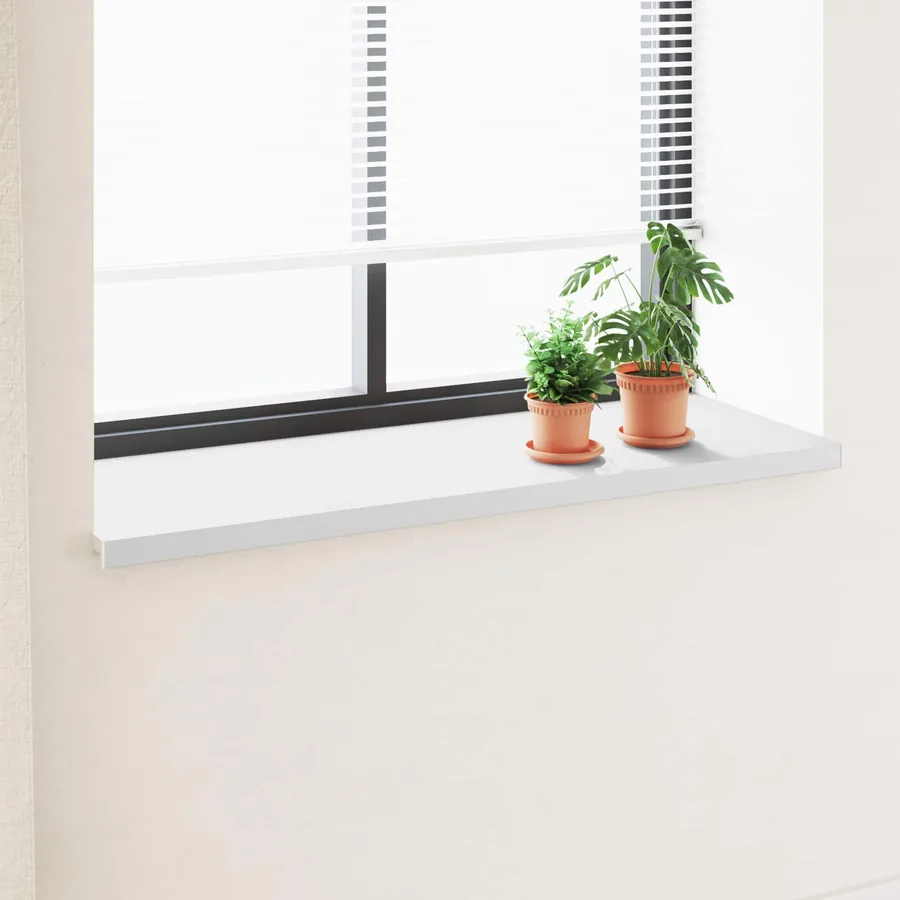 Appui de fenêtre Blanc 140 x 50 x 4,5 cm PVC