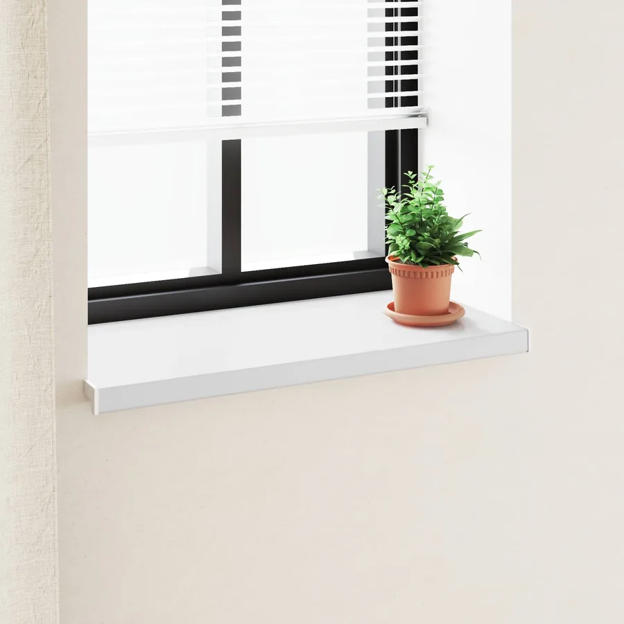 Appui de fenêtre Blanc 100 x 40 x 4,5 cm PVC