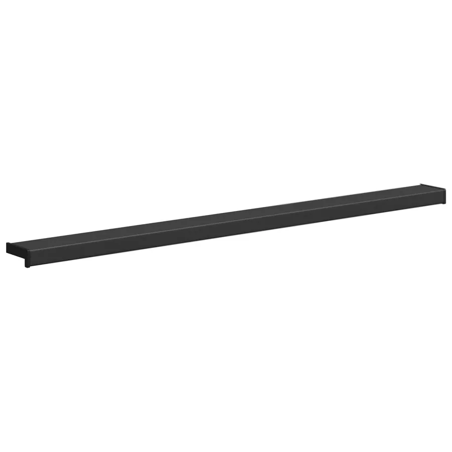 Appui de fenêtre Noir avec grain de bois 160 x 10 x 4,5 cm PVC - 3