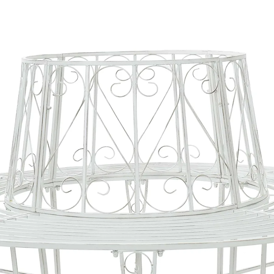 Banc d'Arbre 8-Nombre de places Ø 160 x 89 cm Acier - 5